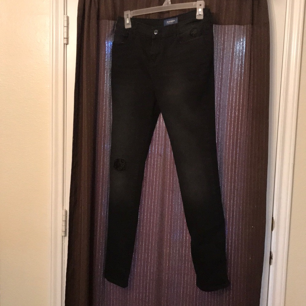 Kids Old Navy rockstar skinny jeans size 16